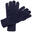 Unisex Strick Winterhandschuhe Damen und Herren Marineblau