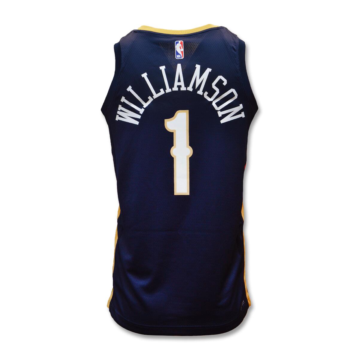 Koszulka sportowa unisex Swingman Nike NBA New Orleans Pelicans Zion Williamson 2/3