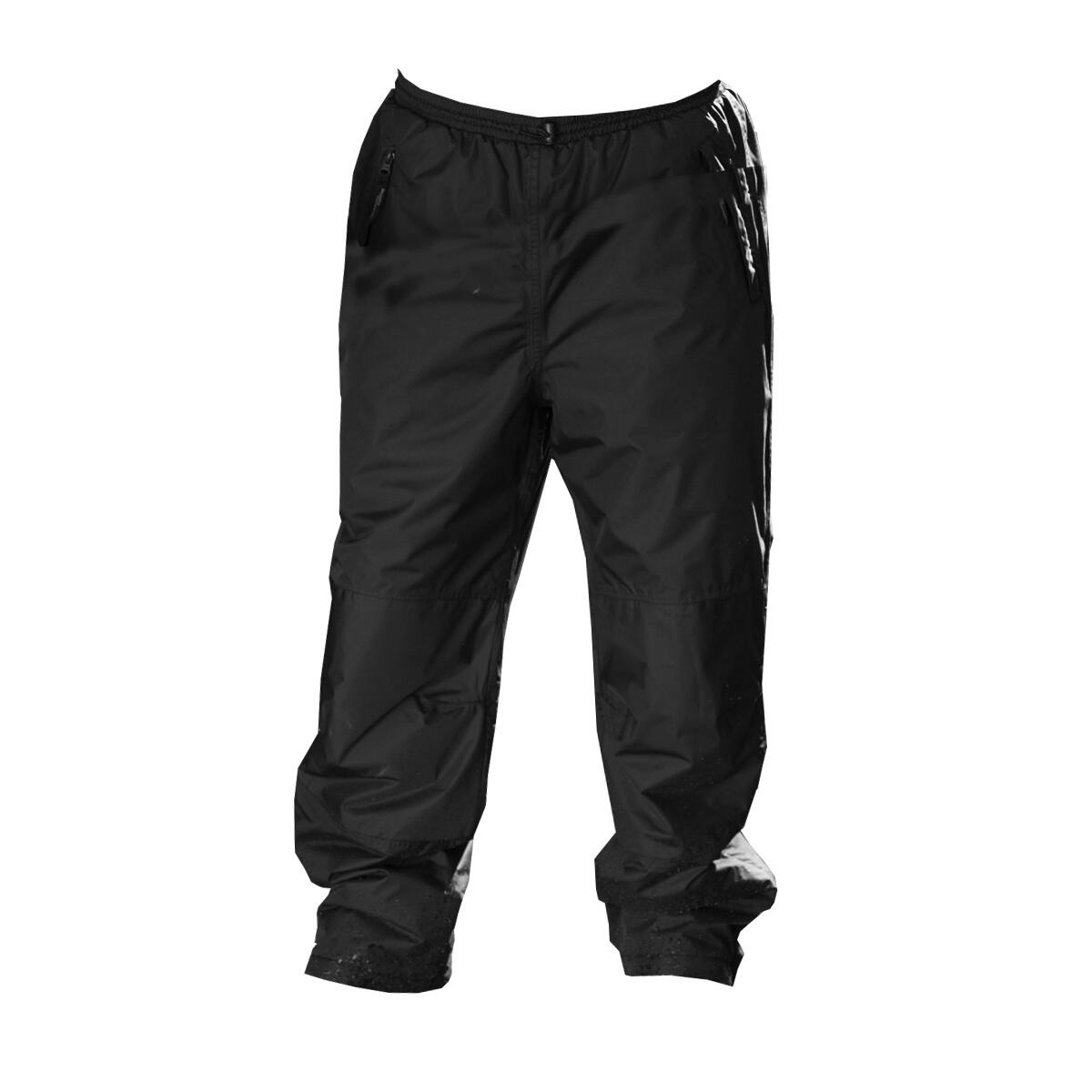 Men's waterproof overtrousers (Black)