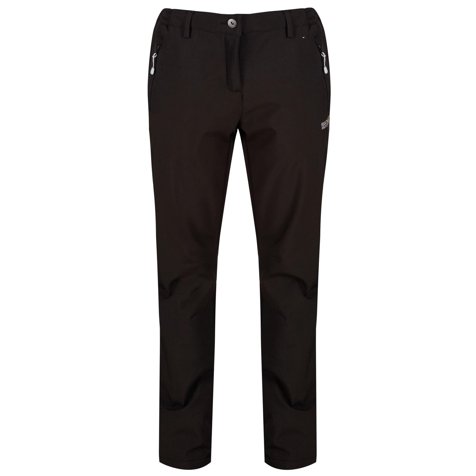 Pantaloni da trekking GEO SOFTSHELL da donna (nero)