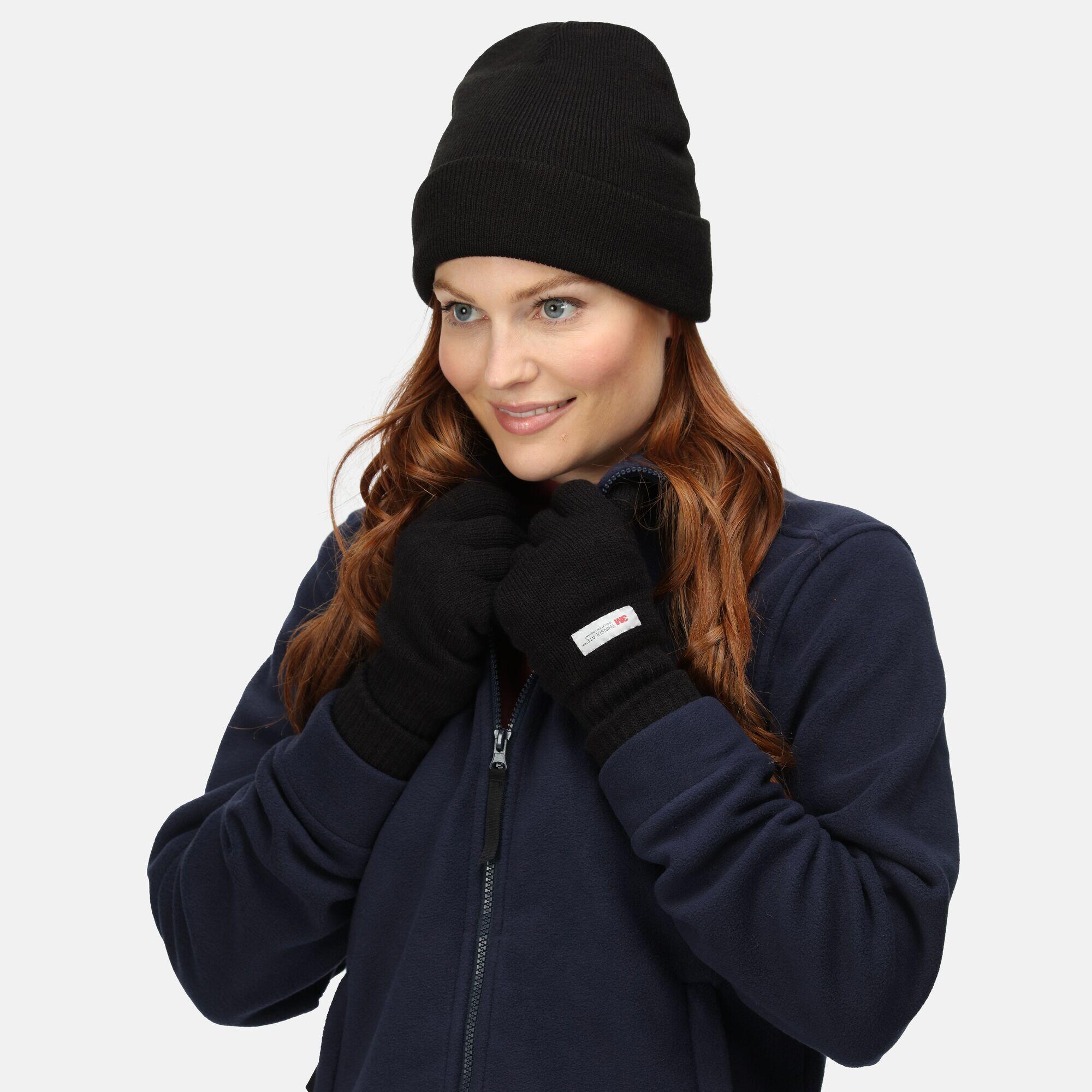 Standout Adults/Unisex Axton Cuffed Beanie (Black) 3/5