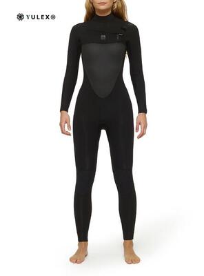 Neopreen wetsuit dames yulex pure 4/3 chest zip