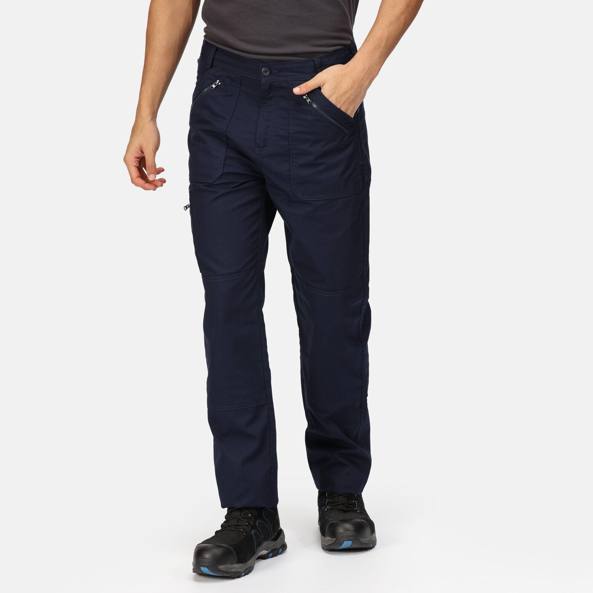 Mens Waterproof Trousers (Navy) 4/5