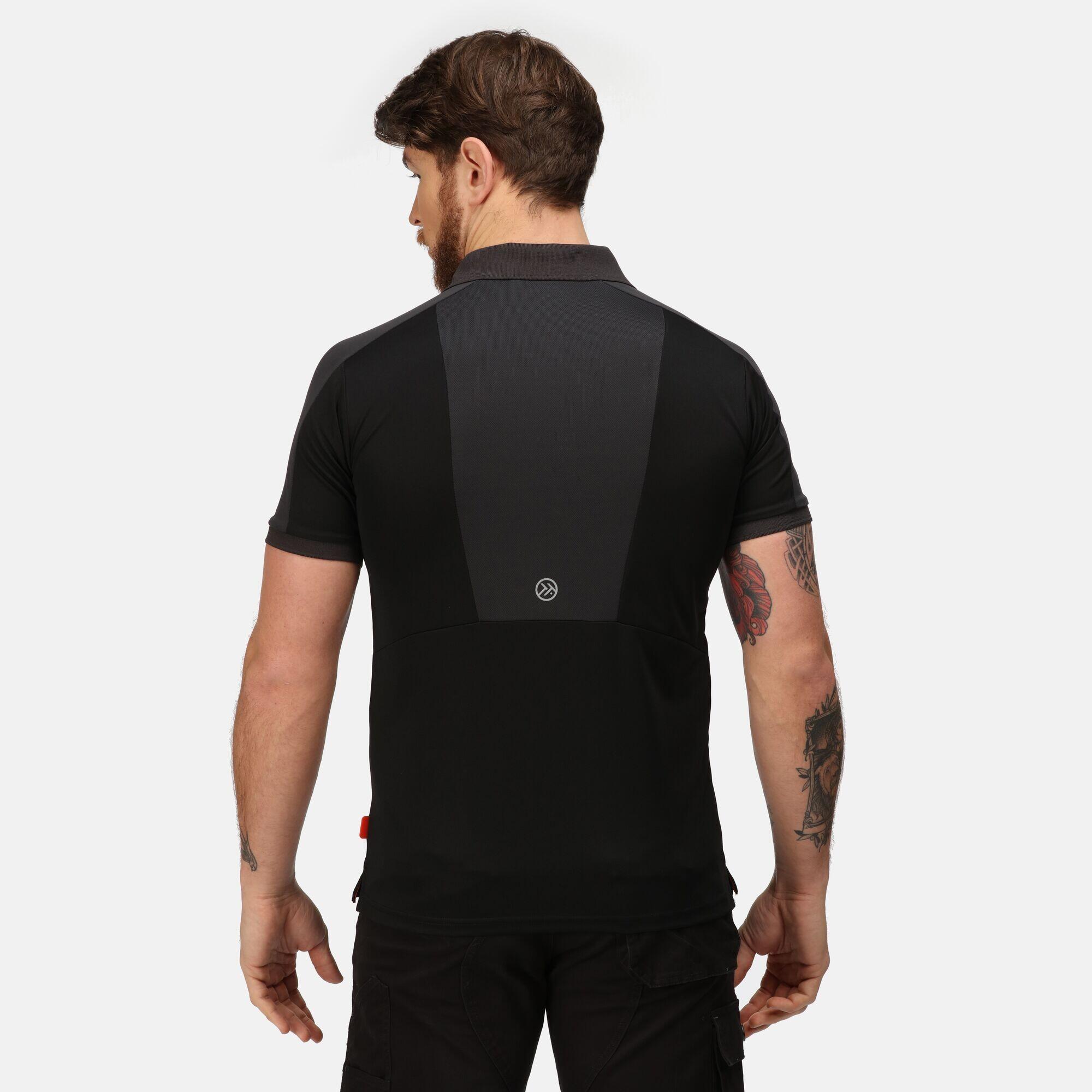 Men's OFFENSIVE polo shirt (Black)