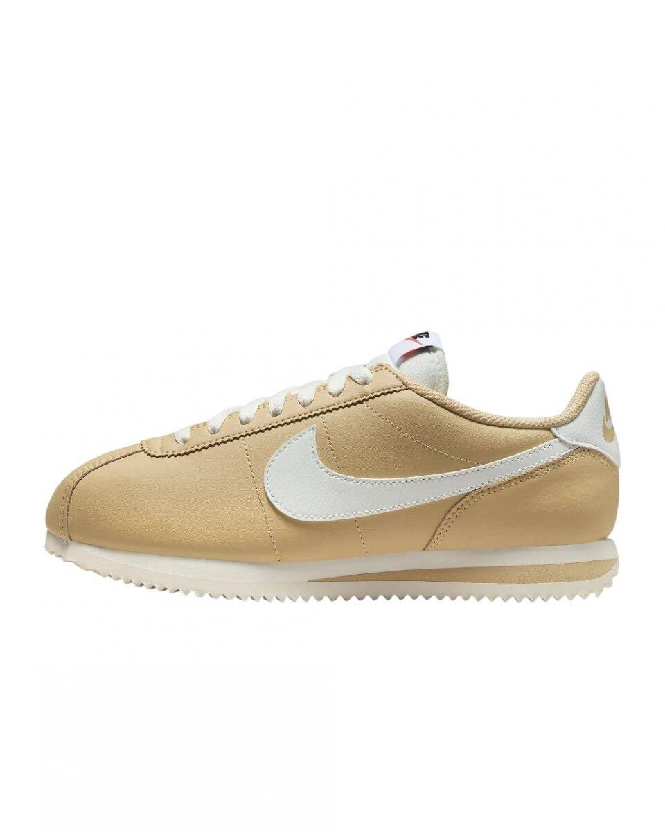 Nike W Cortez, chaussures de course pour femmes, beiges 3/5