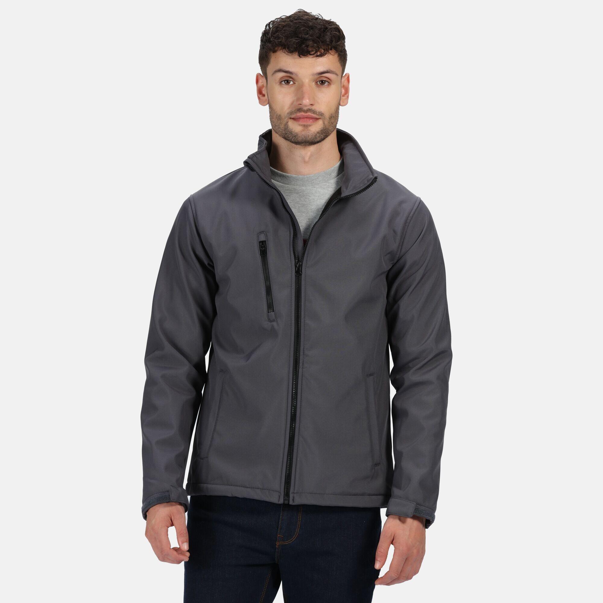 Uomo Giacca softshell ABLAZE (Grigio scuro)