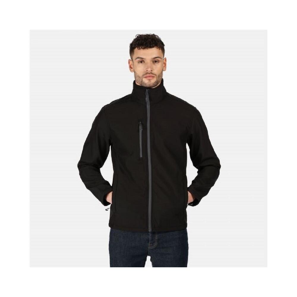 HONESTY Men's softshell jacket (Black)