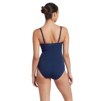 Zoggs Aqua Digital Ruched Front Swimsuit 3/6