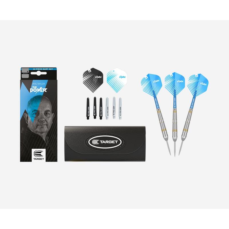 Set sageti darts TARGET Phil Taylor steel 22g brass 2022