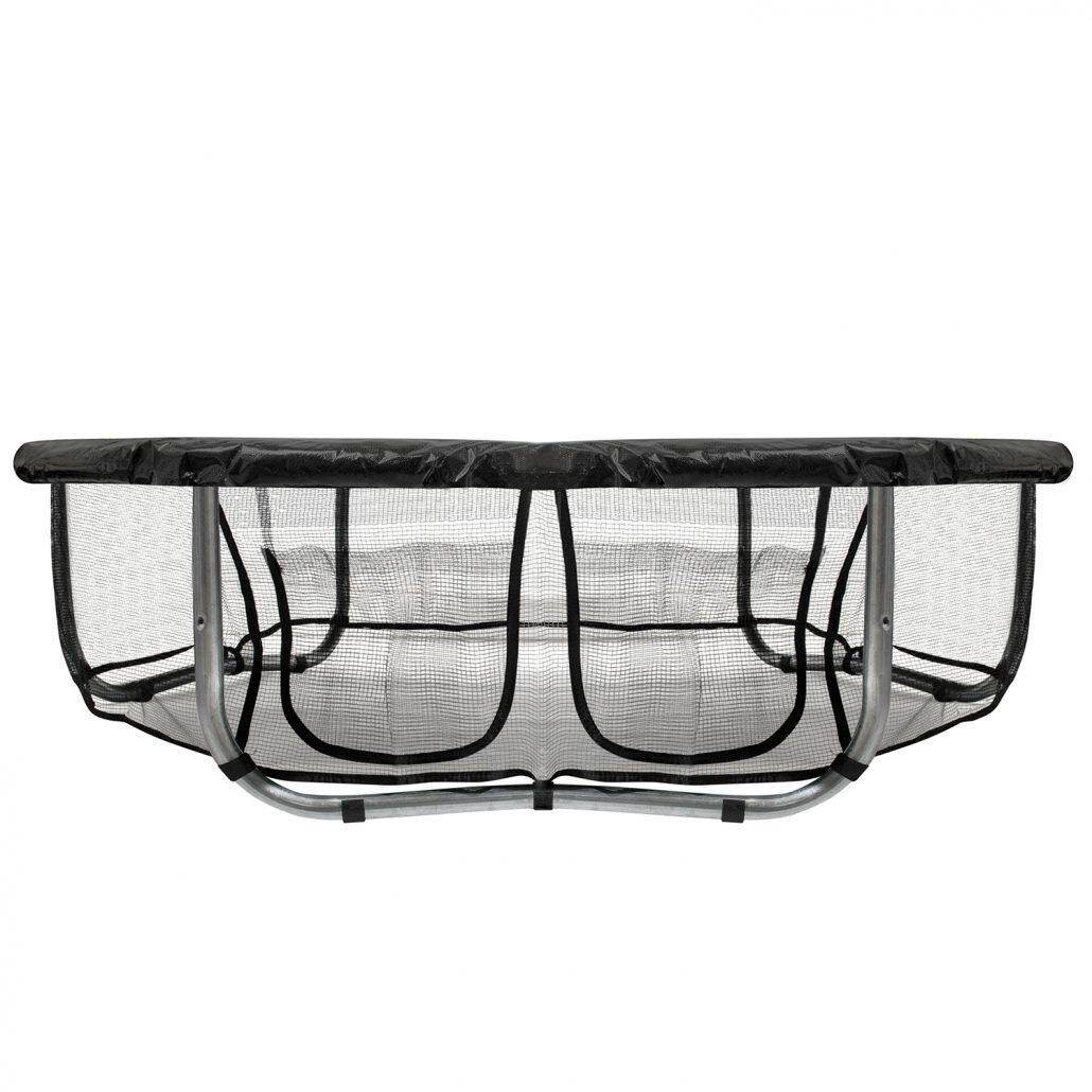 VIRTUFIT Trampolinerok - met Opbergvak - Veiligheidsnet - 244 x 366 cm