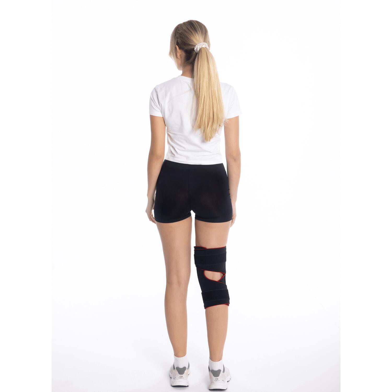 Sprężynowy stabilizator kolana Msupport Red 2/3