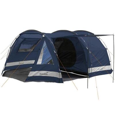 Tunneltent - kambo 4 - 4 personen - kamperen - 1 x donkere cabine - 3 ingangen