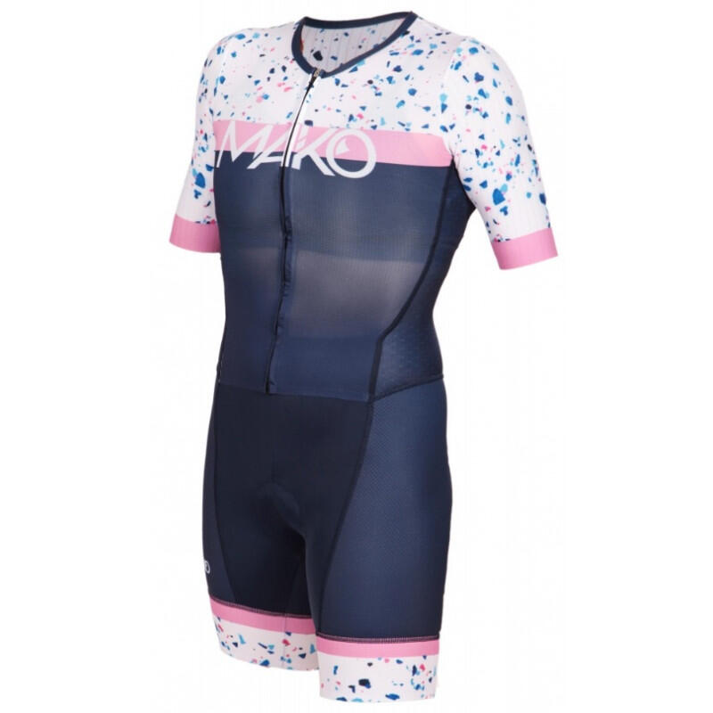 Triathlonbekleidung Frauen Mako Pro Set-In Terrazzo