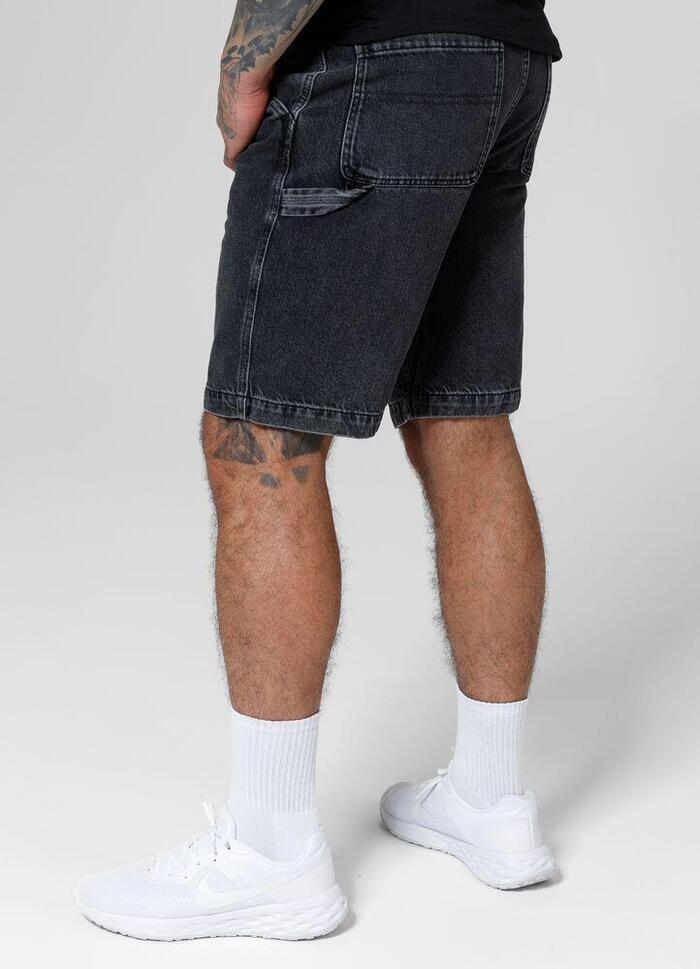 Szorty męskie Pitbull Jeansowe Black Denim Carpenter