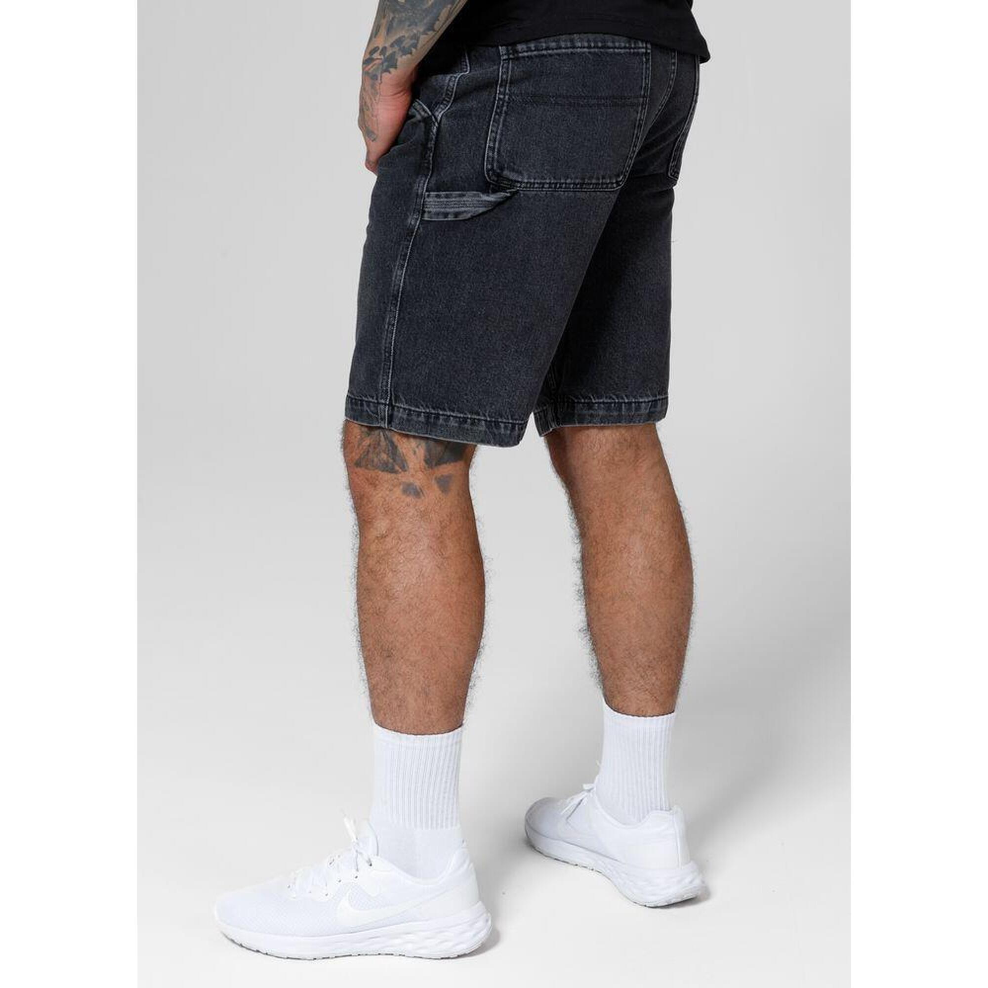 Szorty męskie Pitbull Jeansowe Black Denim Carpenter
