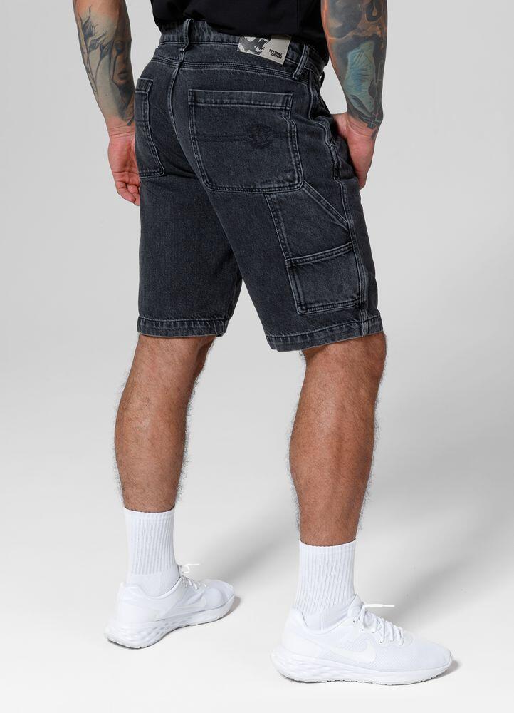 Szorty męskie Pitbull Jeansowe Black Denim Carpenter 4/6