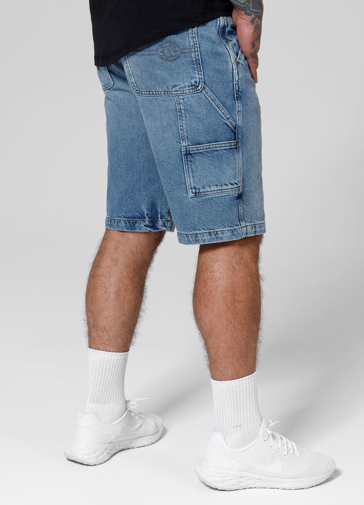 Szorty męskie Pitbull Jeansowe Blue Denim Carpenter 2/6