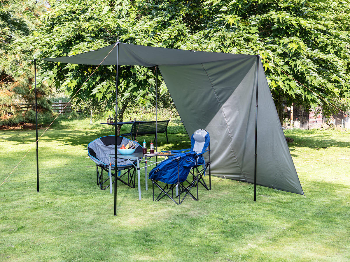 Vela solare L 3 x 3 m  - protezione solare UV rettangolare - impermeabile 5/7
