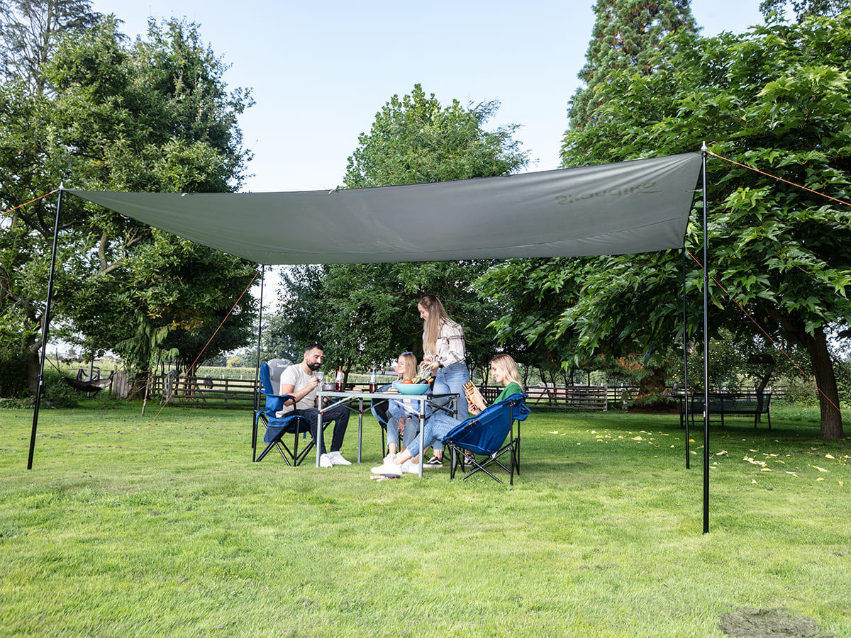 Vela solare L 3 x 3 m  - protezione solare UV rettangolare - impermeabile 3/7