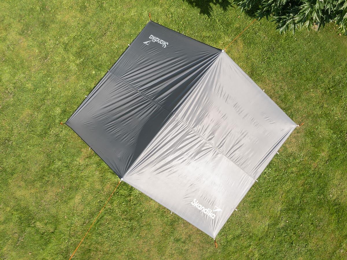 Vela solare L 3 x 3 m  - protezione solare UV rettangolare - impermeabile 6/7