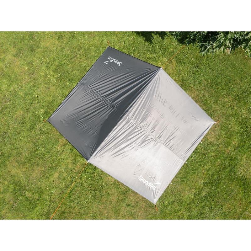 Voile d’ombrage XL – 5 x 3 m – imperméable - protection UV UPF 50+