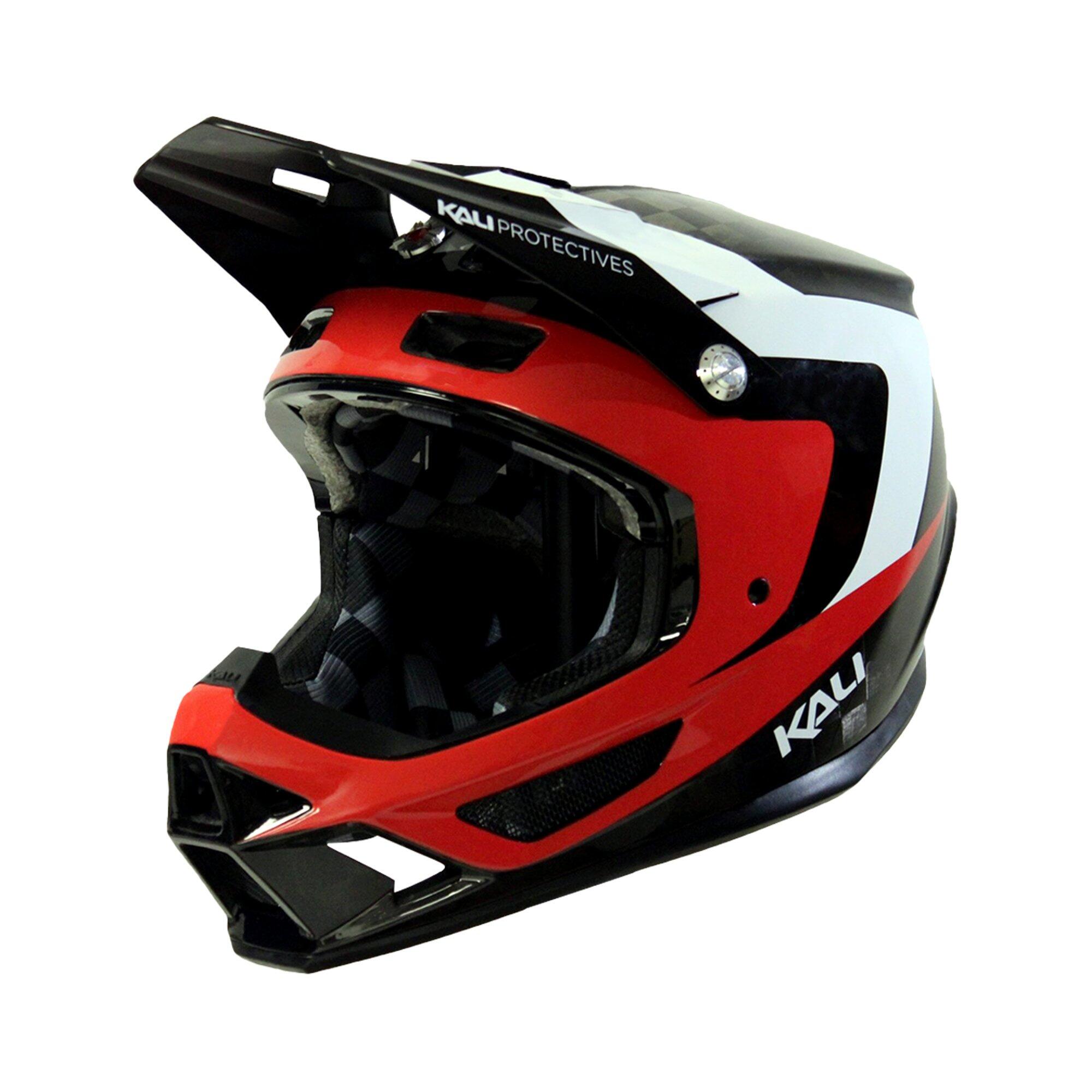 KALI Kali Helmet Trinity Carbon Quake Black Red White