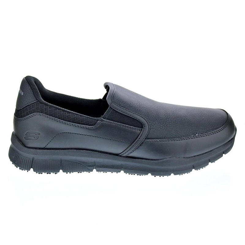 Mocasines SKECHERS  Work Negro  Hombre