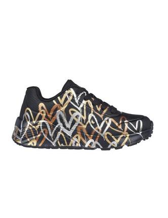 Zapatillas para Niño Skechers uno lite metallic love jgoldcrown Multicolor