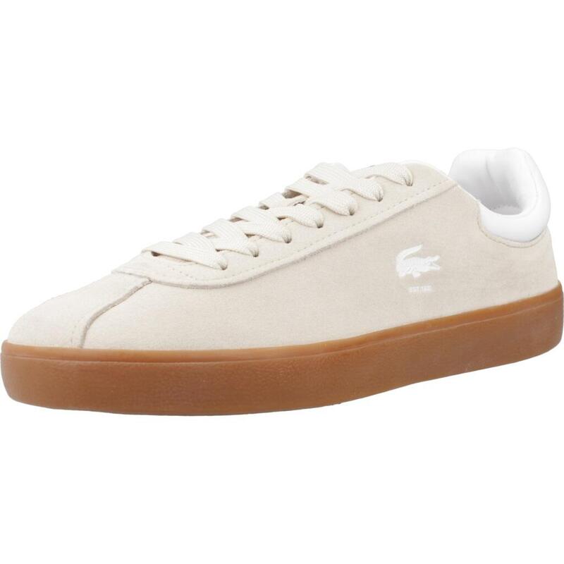 Baskets Lacoste Modèle Baseshot Couleur Beige