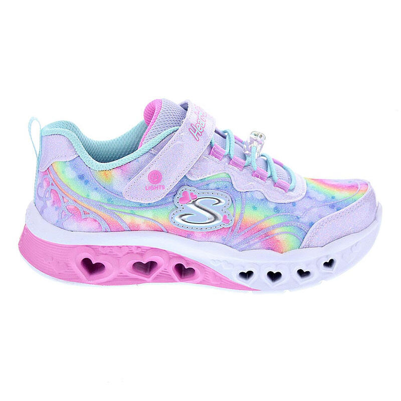 Zapatillas SKECHERS  Flutter Heart Violeta  Niños