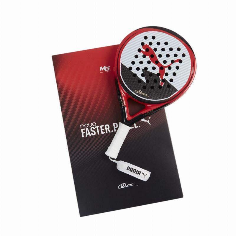 Racchetta da padel Nova ELITE Momo González 2024 PUMA Black White Active Red 4/5