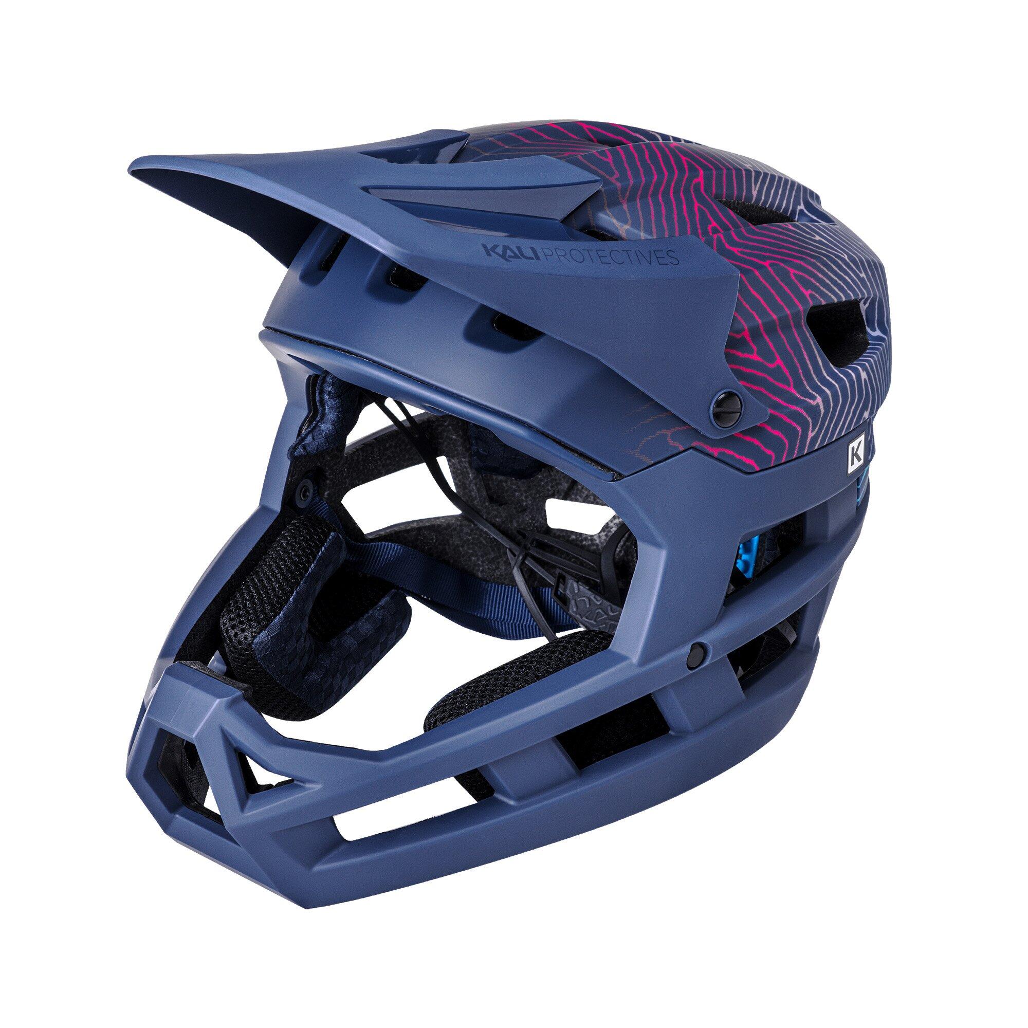 KALI Kali Helmet DH Invader LTD Tread Mat Navy Malt