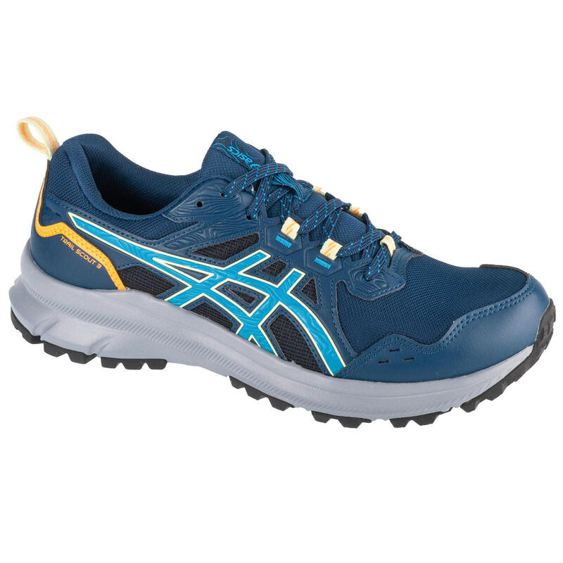 Zapatillas Senderismo Hombre - ASICS Trail Scout 3 - NightSky/TealBlue