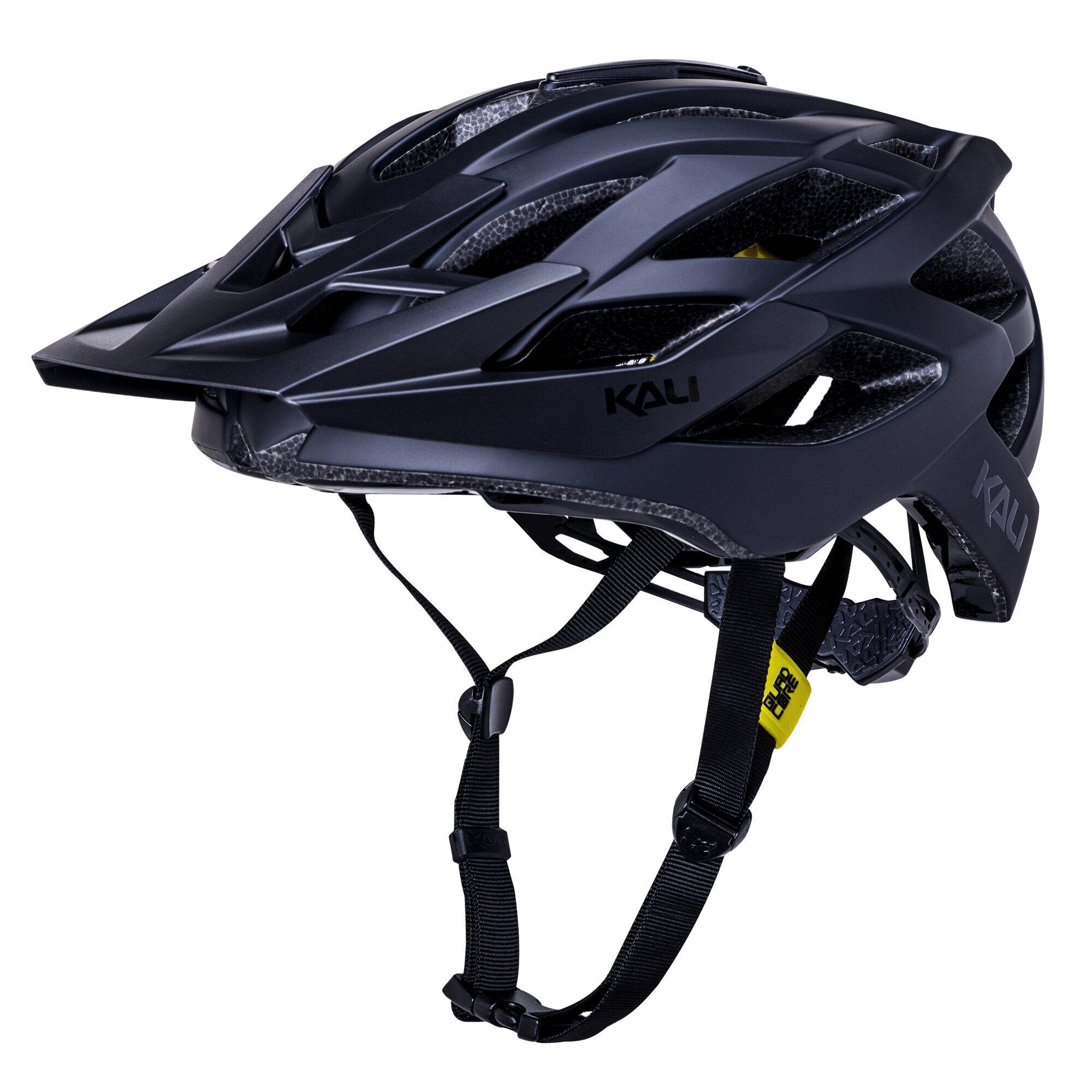 KALI Kali Helmet Lunati 2.0 Solid Mat Black Gloss Black