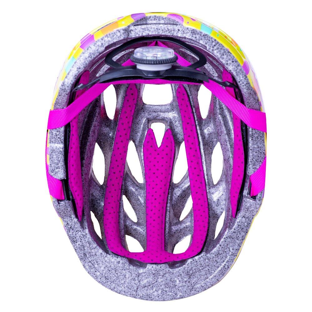 Kali Helmet Chakra Child Lighted Confetti Gloss Yellow 4/4