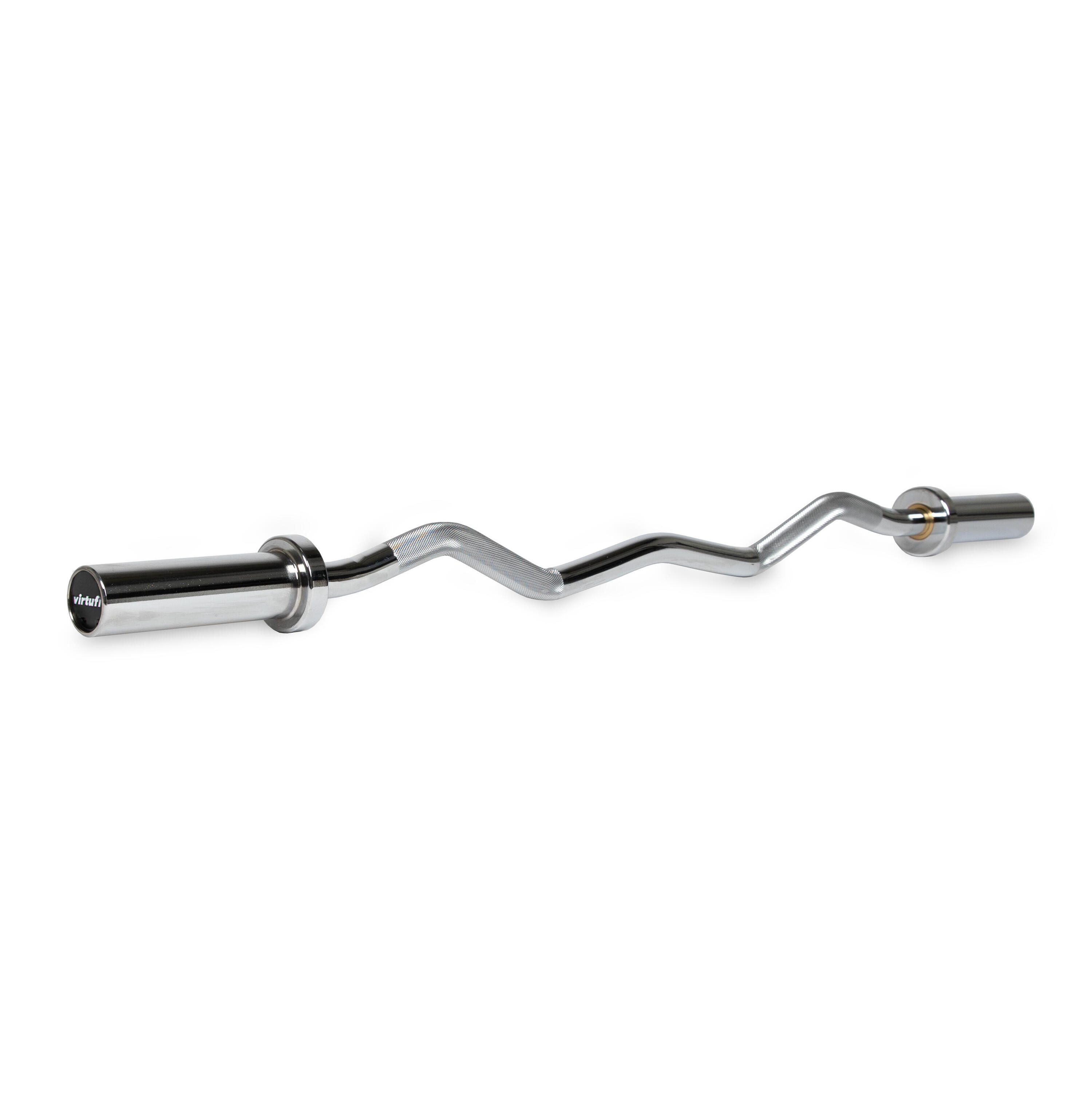 VIRTUFIT Olympische EZ Curl Bar - Halterstang - 120 cm