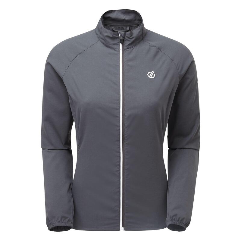 Chaquetas Running Mujer - Resilient Windshell Jacket W - Ebony Grey