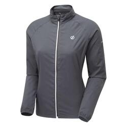 Chaquetas Running Mujer - Resilient Windshell Jacket W - Ebony Grey