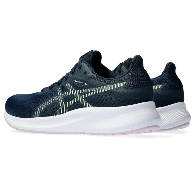 Zapatillas De Running Mujer - ASICS Patriot 13 W - French Blue/ Illuminate Yell