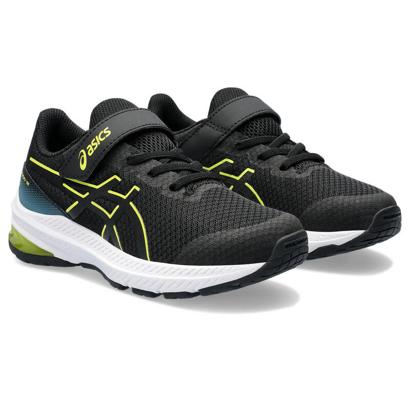 Zapatillas Running Niños, Unisex - ASICS GT-1000 12 PS - Black/Bright Yellow