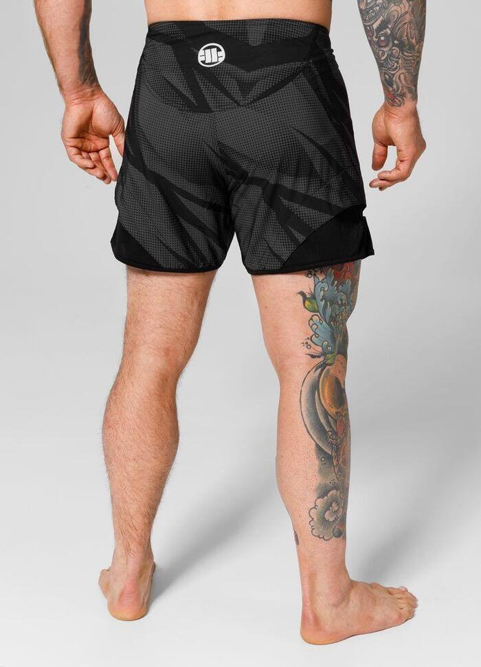 Spodenki męskie Pitbull treningowe Jet Mesh Performance Pro plus Dot Camo II