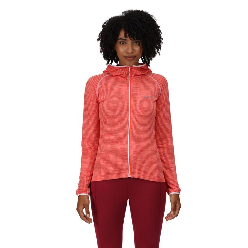 Chaqueta polar Montaña Mujer - Yonder Hoody W - Neon Peach