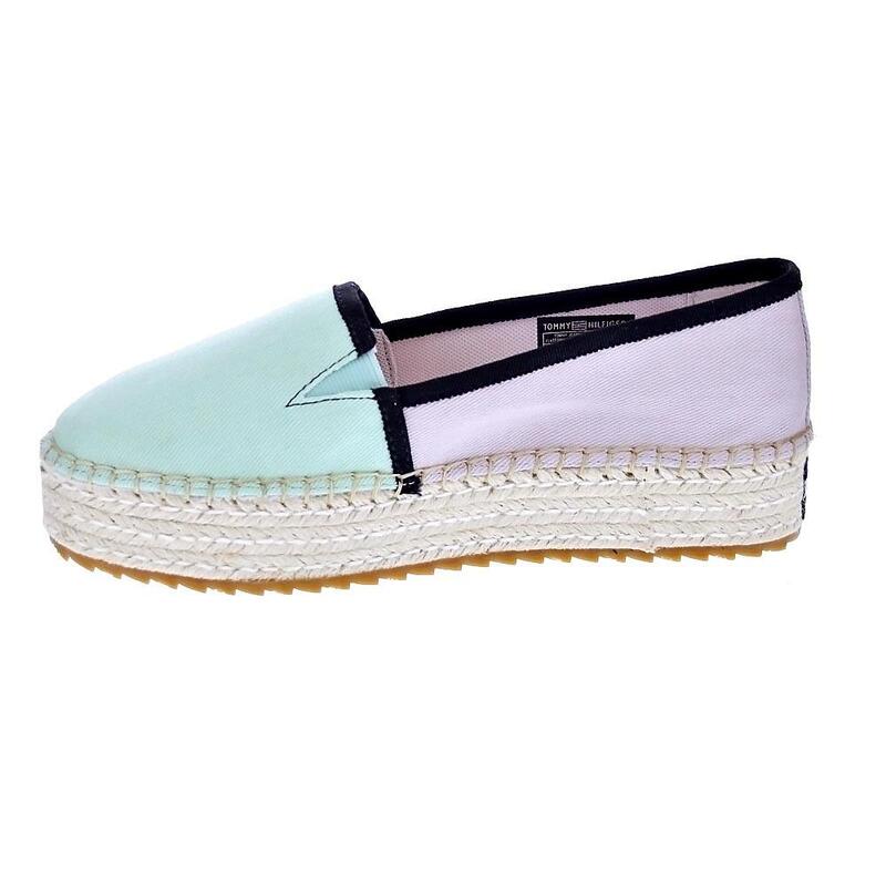 Mocasines TOMMY HILFIGER  Flatform Espadrille Blanco