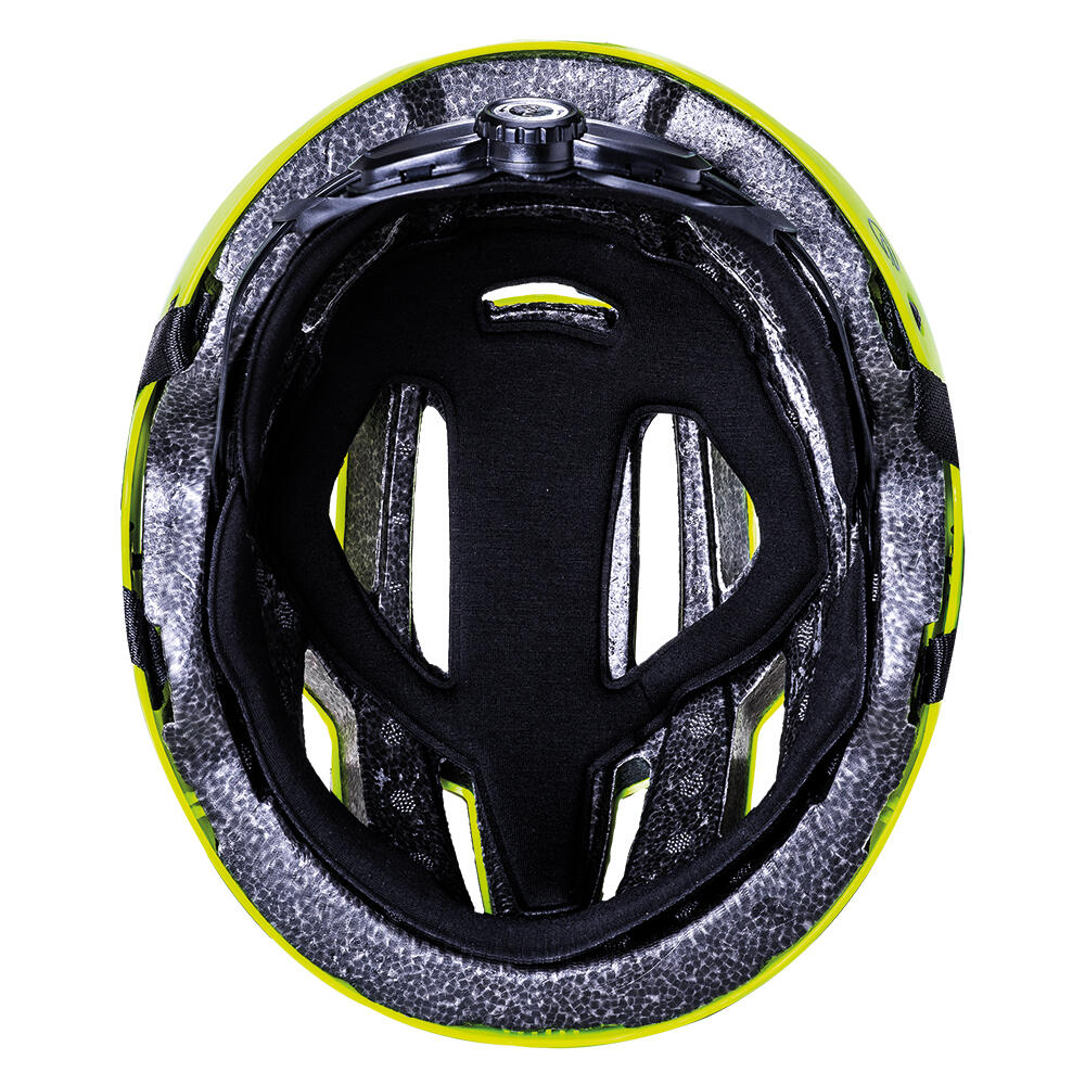 Kali Helmet Cruz Plus Solid Mat Hi Viz Yellow | Decathlon
