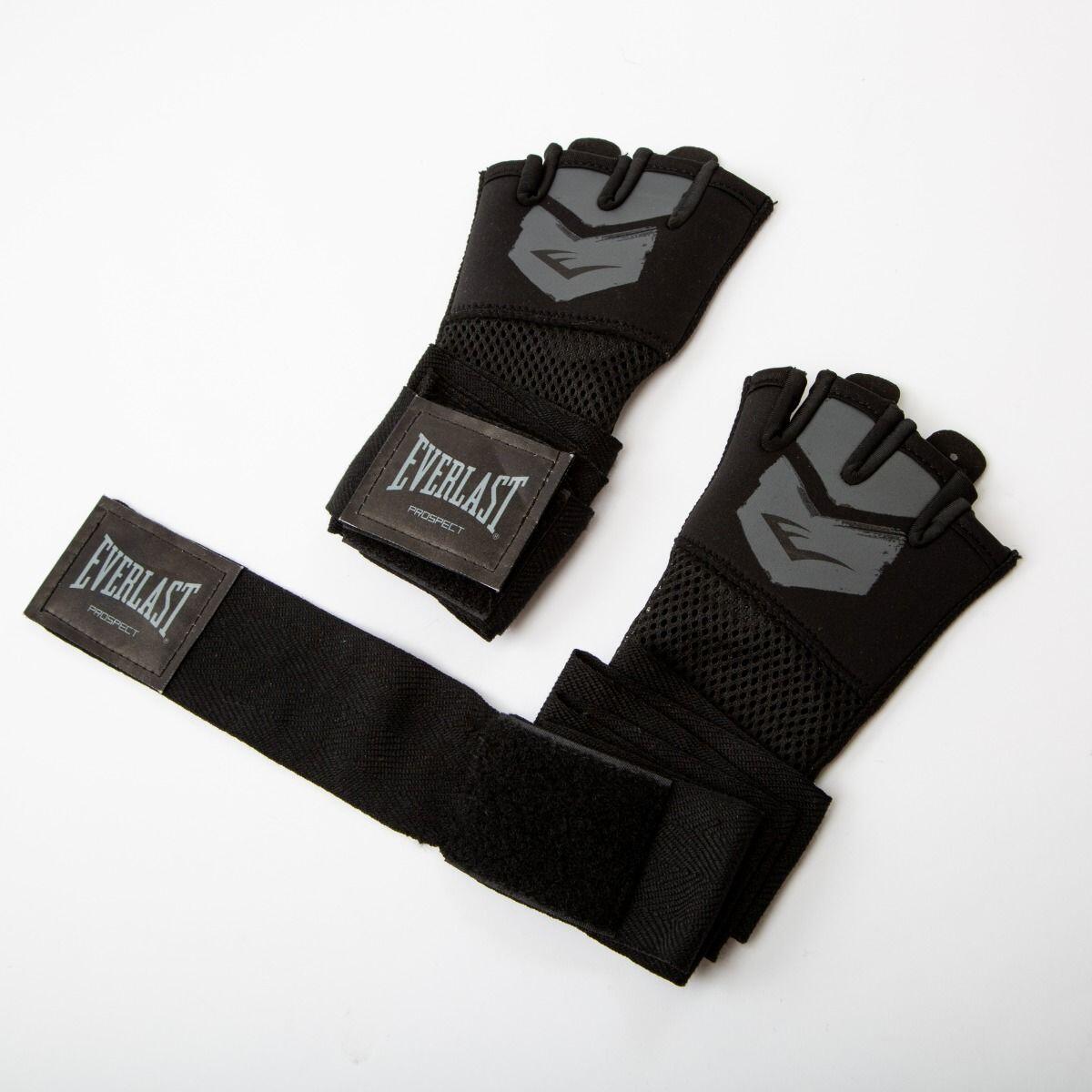 EVERLAST Prospect Quick Wraps - Negro/Gris - S/M