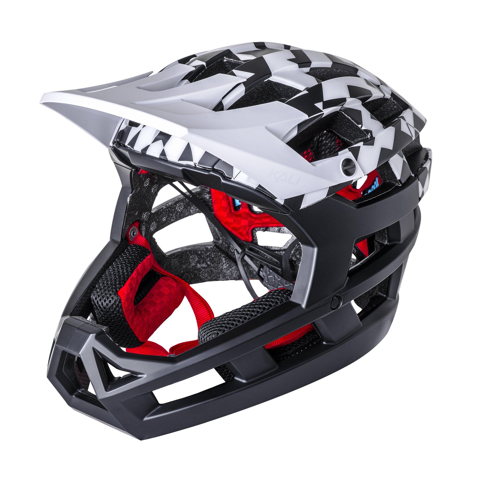 KALI Kali Helmet Invader 2.0 LTD Glitch Gloss Black White