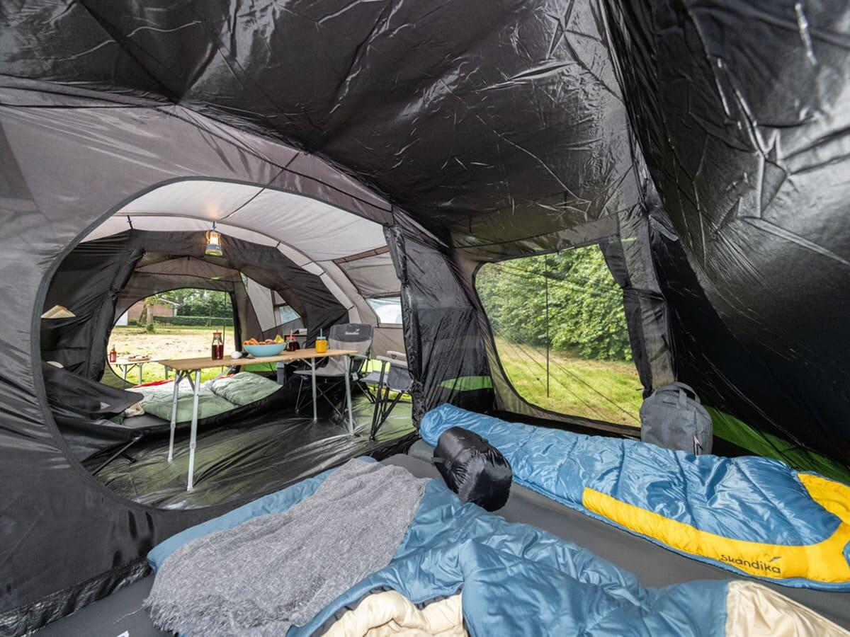 Tente tunnel Kambo 8 - Camping - 8 personnes - 3 entrées - 2 cabines de couchage 5/9