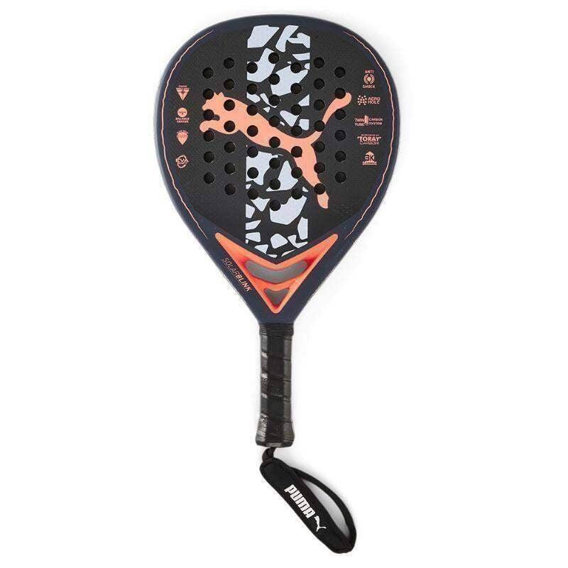 Pala de pádel SolarBLINK PWR PUMA New Navy Ultra Orange Team Light Blue