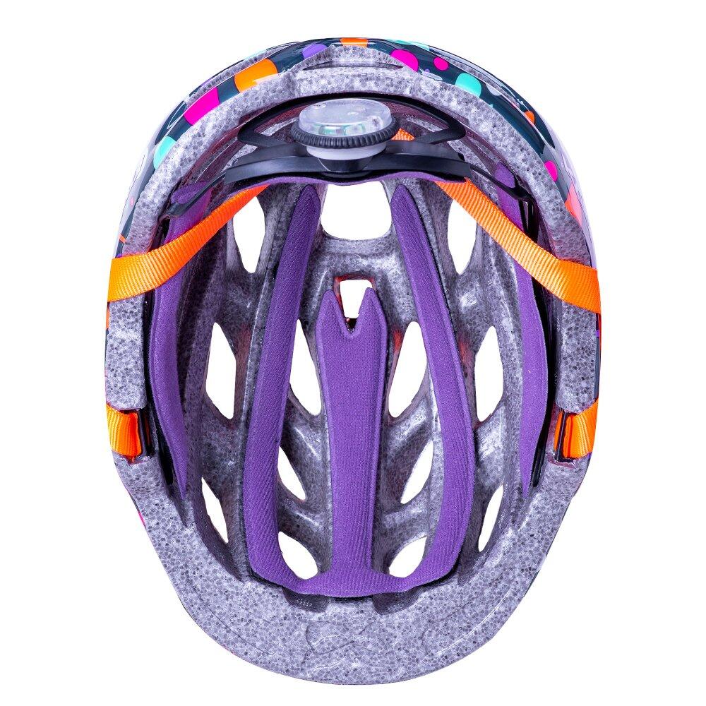 Kali Helmet Chakra Child Lighted Confetti Gloss Teal 3/3