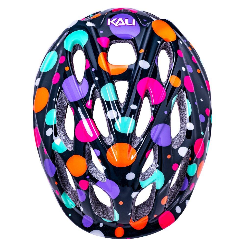 Kali Helmet Chakra Child Lighted Confetti Gloss Teal 2/3